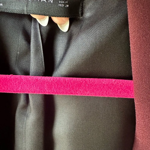 Zara blazer burgundy size M like new