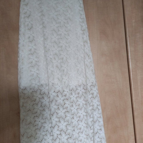 White evening dress like new, size Small