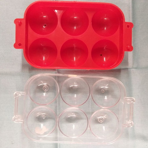 Plastic egg holder for fridge organization and safe egg transport