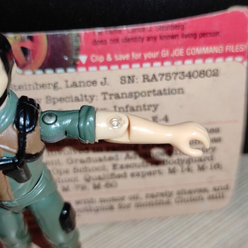 G.I.JOE Clutch (v1.5) action figure used, 1983 Hasbro