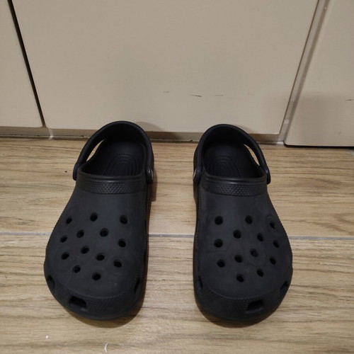 Crocs black clogs used, size 38-39