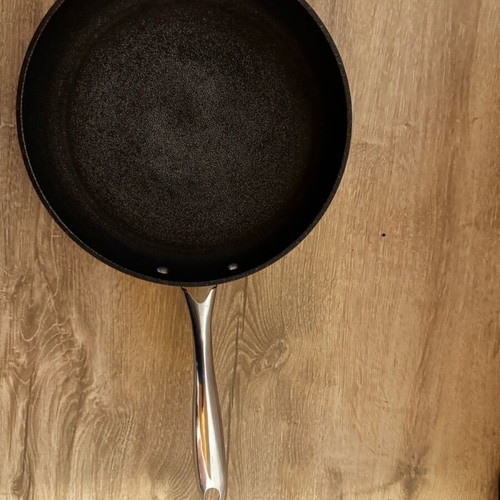 Frying pan used, cooking cookware