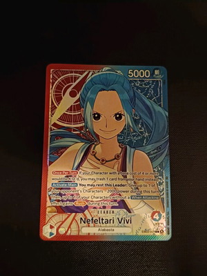 One Piece TCG Nefeltari Vivi Leader Alt Art new