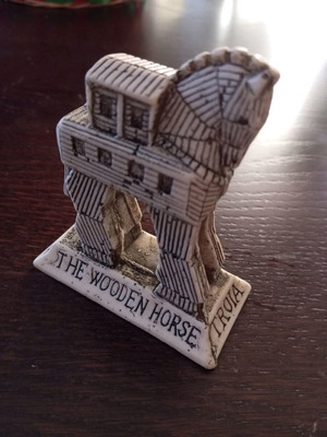 Authentic Troy souvenir like new, stone