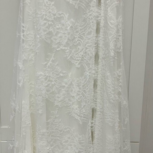 Milla Nova wedding dress SS24 new, white with detachable sleeves and lining