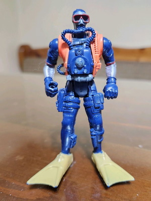 Chap Mei Scuba Diver figure used, Soldier Force, 10 cm