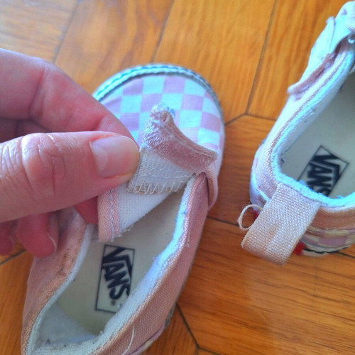 Vans baby shoes used, size 18