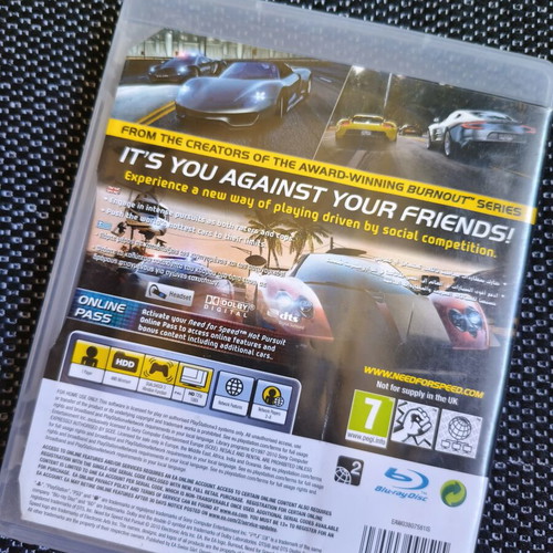 Need for Speed Hot Pursuit PS3 game used