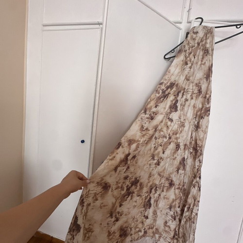 Boho dress asymmetrical front backless like new