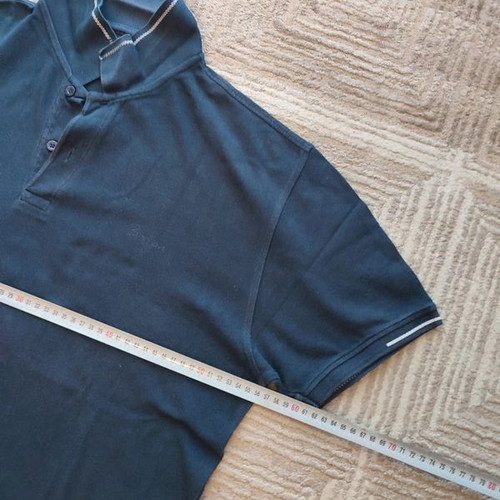 Polo Biston & Friends XL used, dark blue with white stripes