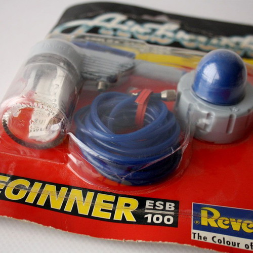 Revell Airbrush Spray Gun Set Beginner ESB 100 1995 vintage new