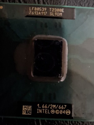 Intel Core Duo T2300E CPU used, Socket M mPGA478MT