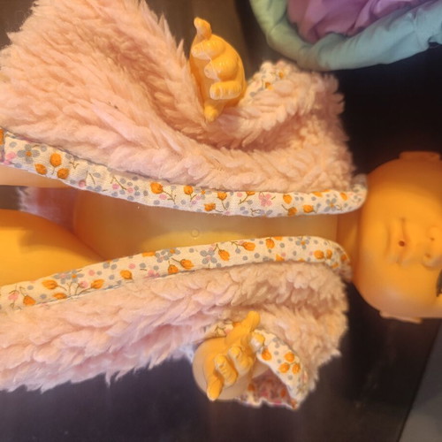 Vintage Baby Doll Set with Relax Seat and Feeding Accessories 90s used
