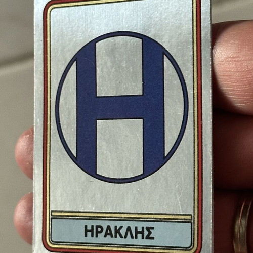 Panini Football 1981-1982 Heraklis Thessalonikis Sticker used