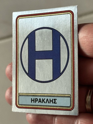 Panini Football 1981-1982 Heraklis Thessalonikis Sticker used