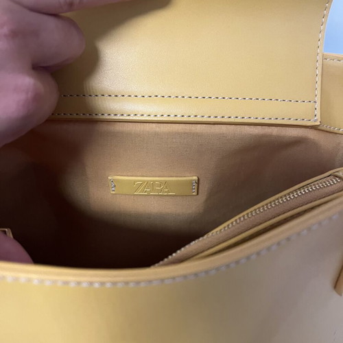 Zara yellow women's handbag like new