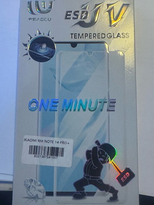 Tempered Glass UV for Xiaomi Redmi Note 14 Pro+ new, full protection ESD 11D