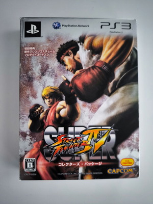 Super Street Fighter IV Collector's Package Limited Edition PS3 game like new
