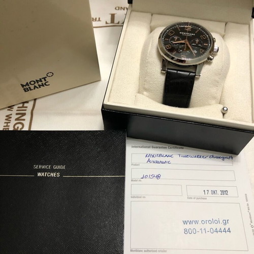 Montblanc Timewalker Chronograph watch like new, men's
