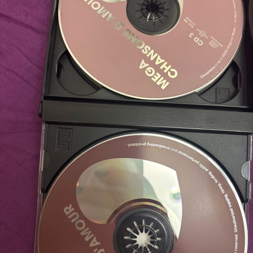 Mega Chansons d'Amour 4 CD like new