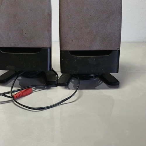 Computer speakers used, set of 2 small without large