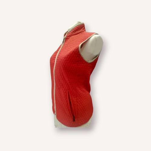 Sleeveless jacket red like new, size M