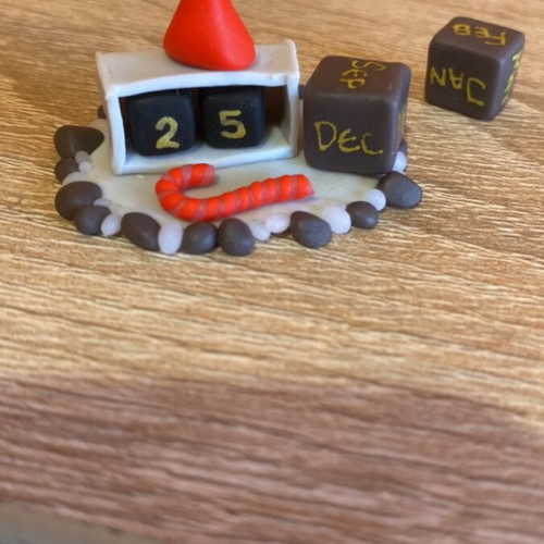 Handmade clay calendar made-to-order