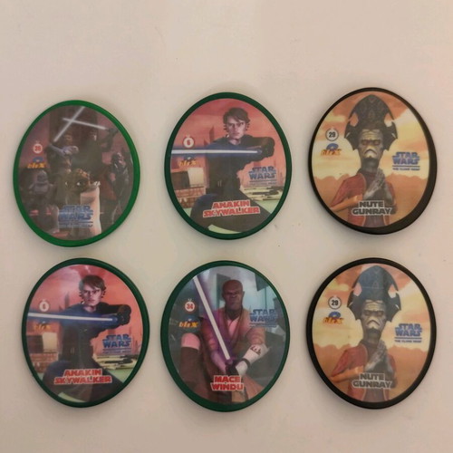 Star Wars vintage collectible tags set of 18 used