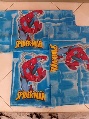 Spider-Man bedding set like new, cotton duvet cover, sheet, pillowcase