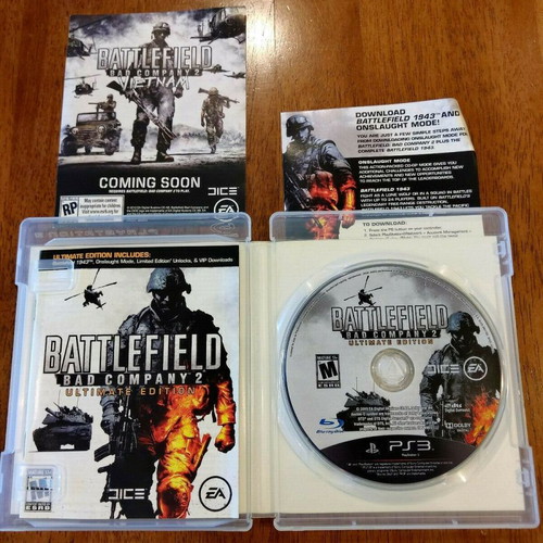 Battlefield games for PlayStation 3 like new, Bad Company, 3, 4