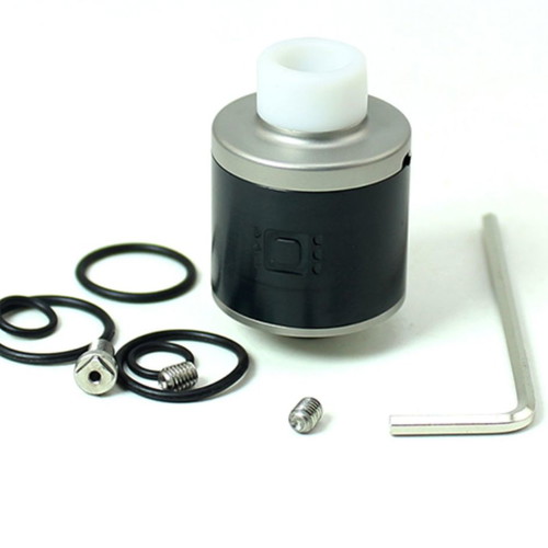 SXK Biochip 22mm BF RDA Rebuildable Atomizer used, black steel