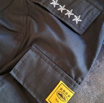 Corteiz cargo pants used, 4th anniversary, size S, black
