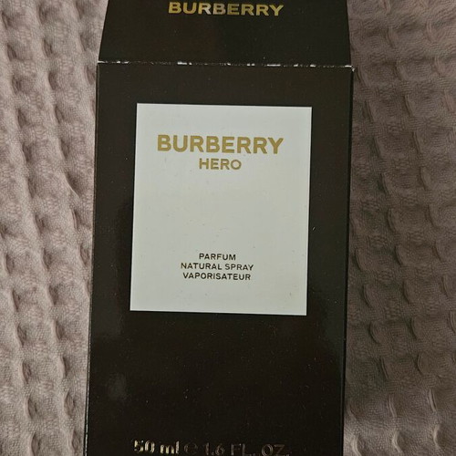 Burberry Hero 50ml empty bottle with box used