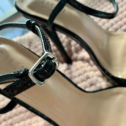 Black sandals like new, size 38