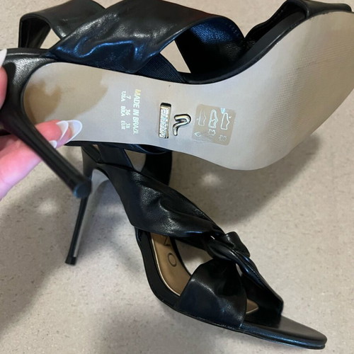Carrano sandals new, black, size 38