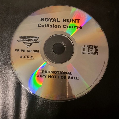 Royal Hunt Collision Course promo CD used, metal