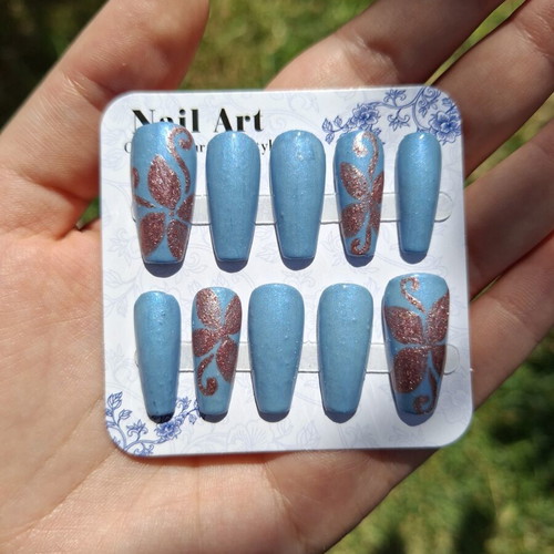 Press On Nails New Set with Application Tools
