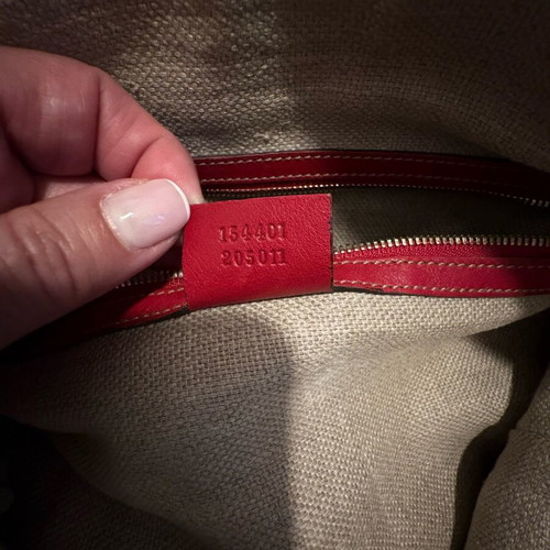 Gucci shoulder bag red like new