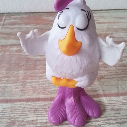 Angry Birds Matilda White Bird figure used, Bubble Head 2017