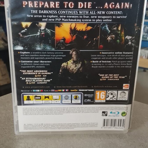 Dark Souls Prepare to Die Edition PlayStation 3 game like new