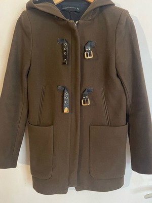 Zara παλτό μοντγκόμερι μεταχειρισμένο, πράσινο, μέγεθος S