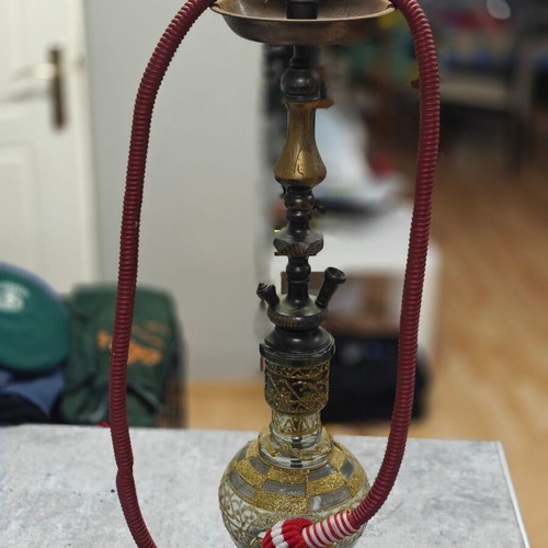 Handmade hookah used, purchased from Turkey