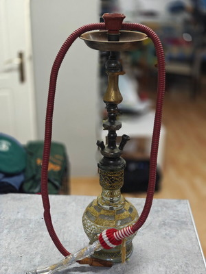 Handmade hookah used, purchased from Turkey