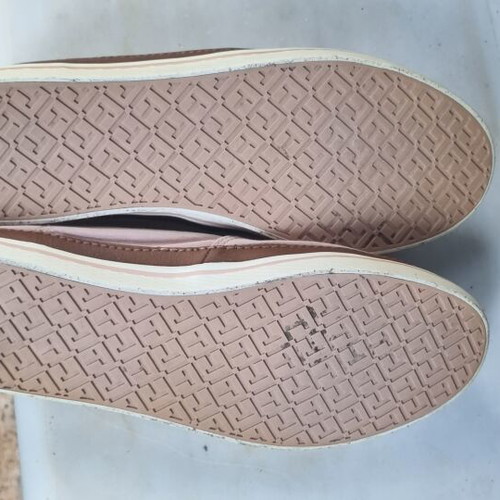 Tommy Hilfiger canvas shoes used, pink, size 36
