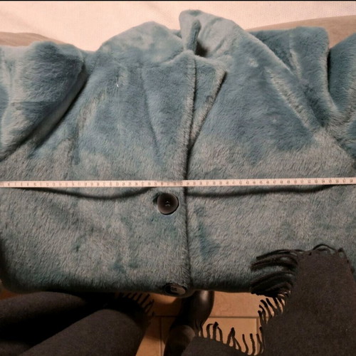 Parabita Blue Mint Coat like new, plus size