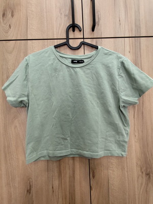 Sinsay crop top πράσινο, μέγεθος XL, σαν καινούργιο