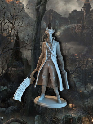 Μινιατούρα Hunter Bloodborne καινούργια, ύψος 14 εκατοστά