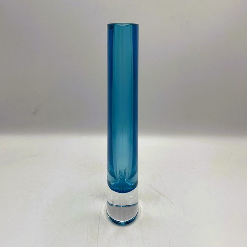 Vintage Art Glass Vase Chimney Mid-Century Modern Like New
