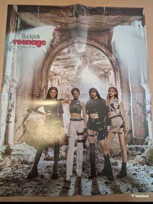 Blackpink poster set new, 1 giant poster, 4 posters, 1 card sheet