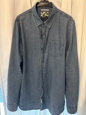 Funky Buddha men's shirt XL blue like new